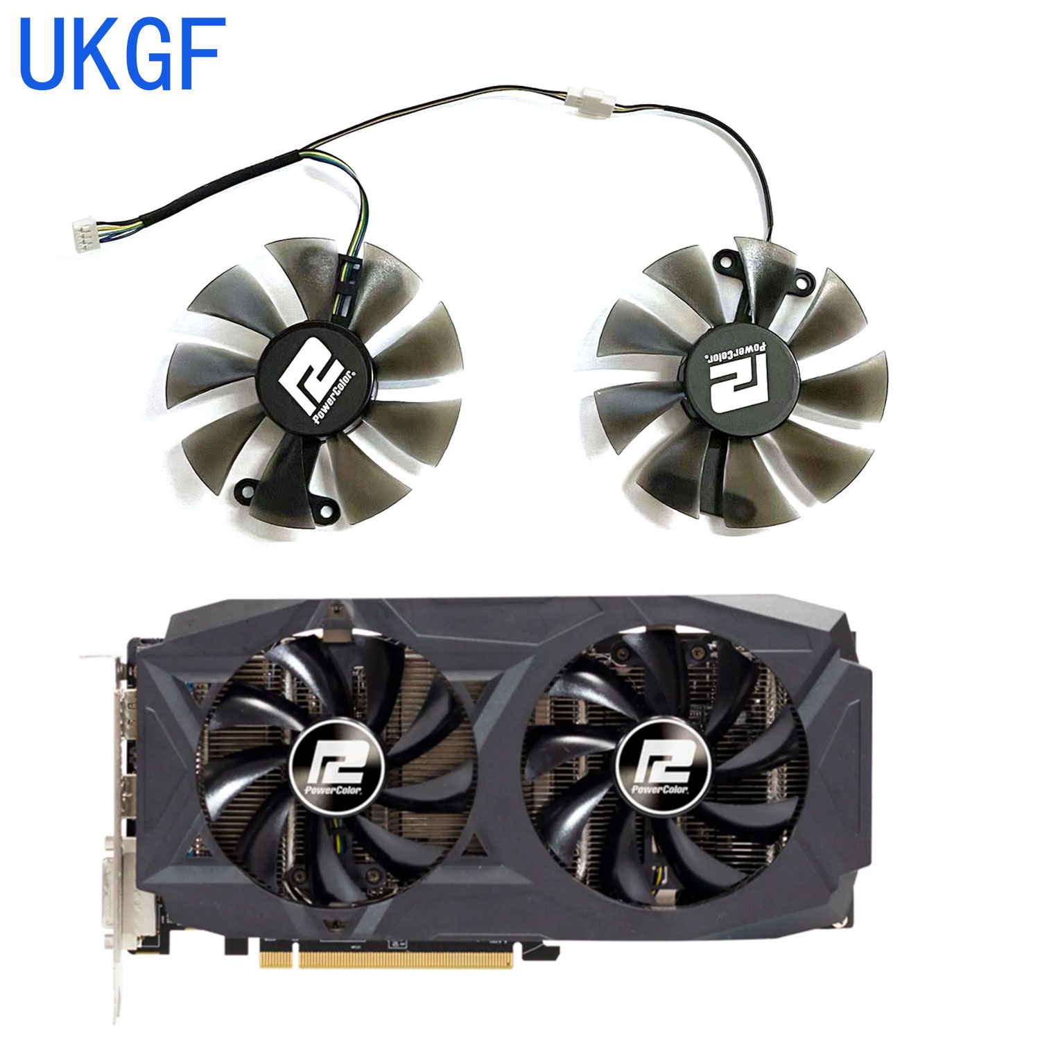 Rx 580 8Gb 2048Sp Gpu - Новый вентилятор для самостоятельной замены 85