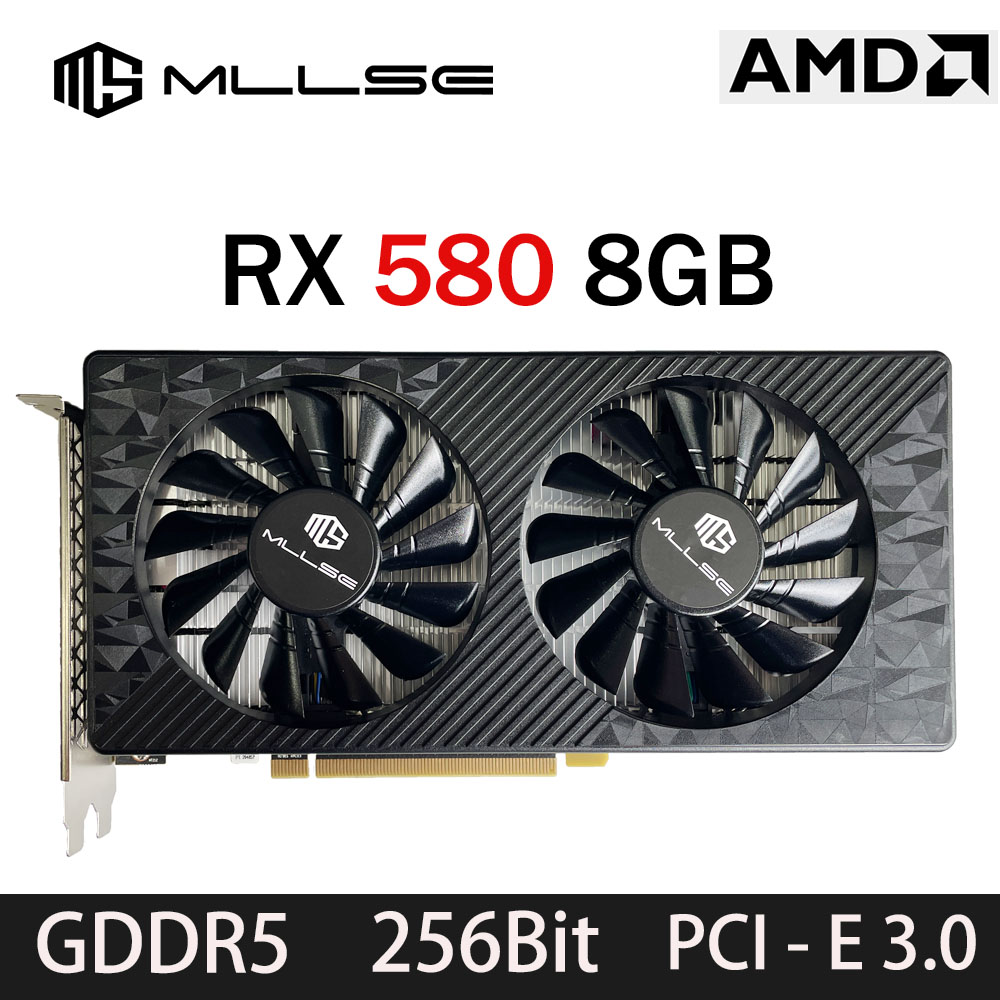 Rx 580 8Gb 2048Sp Gpu - Игровая видеокарта MLLSE AMD RX 580